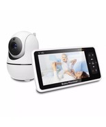 Baby Monitor with Camera and Audio, 4X Zoom, 22Hrs Battery, 1000ft Range... - $263.13 CAD+