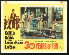 30 Years Of Fun 11&quot;x14&quot; Lobby Card #3 Billy Bevan Buster Keaton Harry Langdon - £34.42 GBP