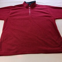 Faded Glory FG43469 Men's Red 1/4 Zip Pullover Sweatshirt Long Sleeve Size Large image 8