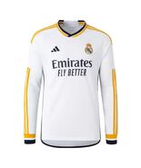 adidasSoccer Real Madrid 23/24 Long Sleeve Home Jersey Asia Sizing 'White' - $106.00