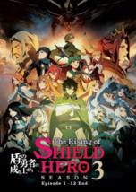 DVD The Rising of the Shield Hero Season 3 Eps 1-12 END English Dub All Region  - £35.62 GBP