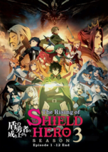 DVD The Rising of the Shield Hero Season 3 Eps 1-12 END English Dub All Region  - £36.20 GBP