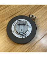 Vintage Lufkin White Steel Tape HW 50 50FT Measuring Tape KG JD - $20.37 CAD