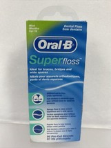 Oral-B Super Floss Mint Dental Floss Pre-Cut Strands 50 Each - £3.97 GBP