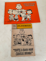 Vintage Program From The 1967 Musical&quot;You&#39;re A Good Man Charlie Brown&quot; - $25.87