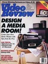ORIGINAL Vintage March 1991 Video Review Magazine Design a Video Room - £10.25 GBP