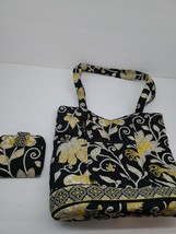 Vera Bradley Retired Yellow Bird Tote / Purse and Wallet - £17.72 GBP