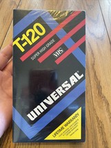Universal VHS T-120 Super High Grade SHG New Sealed - £9.22 GBP