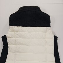 Calvin Klein RN#54163 Women's White/Black Full Zip Puffer Vest Pockets Chest 38" image 15