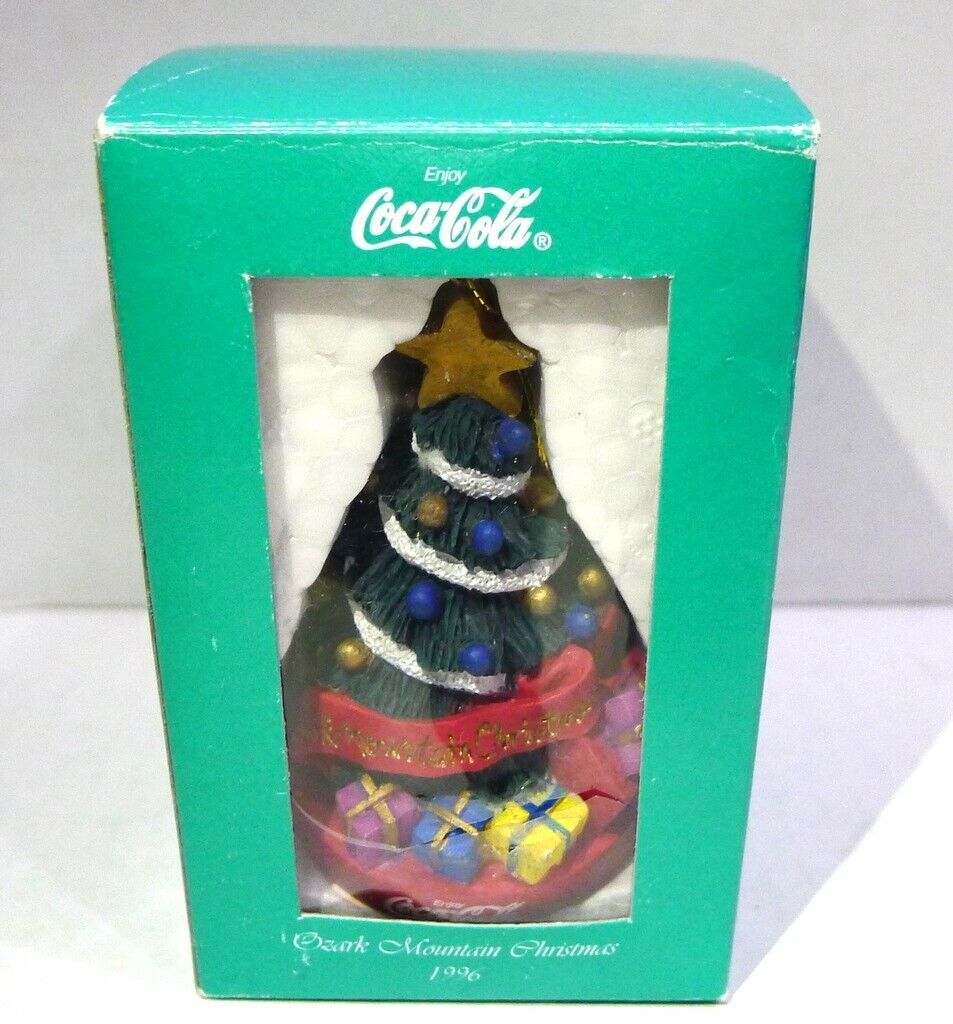 COCA COLA Ozark Mountain Christmas Hanging Ornament 1996 Vintage - $18.76