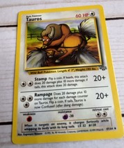 Tauros Pokémon TCG 47/64 Jungle Uncommon MP - £1.37 GBP
