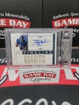 2011 Tiki Barber National Treasures Auto Game Used Patch 24/25 Giants Bgs 9 - £106.15 GBP