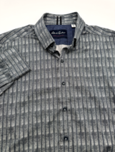 Robert Graham Modern Americana Banyan Button Up Flip Cuff Tailored Fit Shirt XL - £21.97 GBP