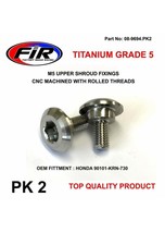 Titanium Upper Radiator shroud Fuel Tank Bolts Bolt Kit HONDA CRF450 R 2... - £14.52 GBP