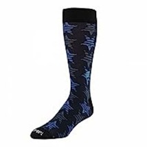 TallOrder Big &amp; Tall Patterned Novelty Socks Size 12-15 Crew Socks Men Sky Blue - £10.31 GBP