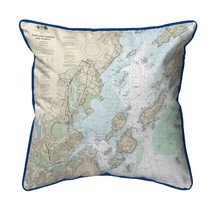 Betsy Drake Portland Harbor and Vacinity, ME Nautical Map Small Corded Indoor - £38.91 GBP
