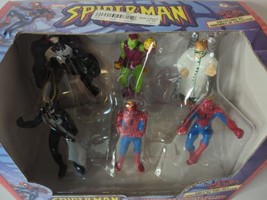 Kurt S. Adler Spider-Man Holiday Porcelain Ornament Gift Set Marvel Figu... - $49.99