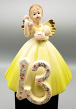Vintage Josef Originals Birthday Angel 13 Years Girl Figurine Has Number... - $12.80