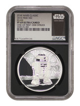 Niue: 2016 Star Wars R2-D2 $2 NGC Proof 69 UCAM (One of First 1000 Struck) - £139.84 GBP