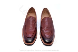 Handmade Men&#39;s Leather Dress Loafers Shoes For Men, Custom Made Formal S... - $136.79