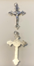 Silver Plated 2&quot; Crucifix Pendant,  New #MD-011 - €2,57 EUR