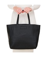 M.I.L.A. Luxury Leather Tote Bag | Black - $1,423.04 MXN