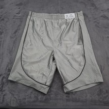 Foot Locker Shorts Mens S Silver Elastic Waist Athletic Active Fitness Bottoms - £18.12 GBP