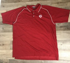 Beautiful MLB Boston Red Sox Red Logo Polo Shirt By Antigua Size XL - £16.07 GBP