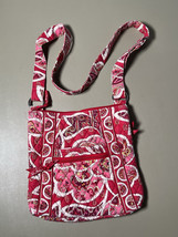 Vera Bradley Rosy Posies Shoulder Bag Hipster Crossbody Purse Pink Red W... - $334.26 MXN