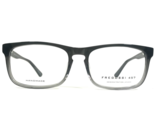 Fregossi Eyeglasses Frames 457 GREY FADE Black Square Full Rim 57-19-150 - $55.88