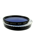 Toyo Optics 72mm 80A Blue Lens Filter Thick Rim 0705-1 - £17.07 GBP
