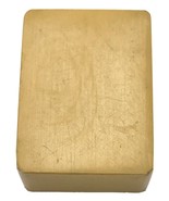 **BLANK** Cream Yellow Bakelite Mahjong Mah Jong Tile - $19.75