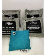 5 PACK AIR PURIFYING BAMBOO CHARCOAL BAGS 4-200G + 1-60G CAR &amp; AIR DEODO... - $263.24 MXN