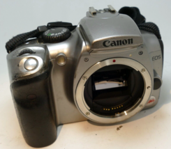 Canon EOS 300D 6MP Digital REBEL SLR Camera - works, but LCD cracked - $52.13