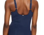 Anne Cole NAVY Square-Neck One-Piece Swimsuit US 14 Adjustable Strapes P... - $28.04