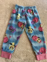 Hatchimals Girls Blue Pink Purple Fleece Pajama Pants 4T - £4.30 GBP