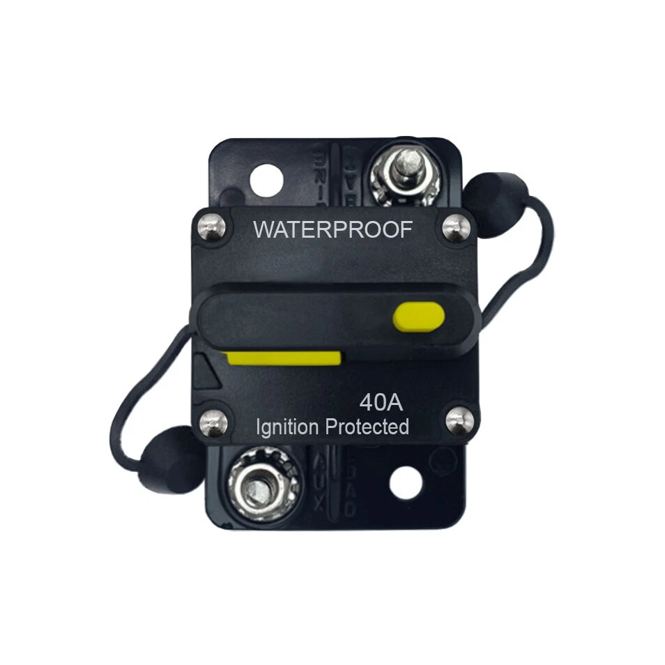 40A Circuit Breaker with Reset Waterproof for Auto Trailer Truck RV Mari... - $33.64