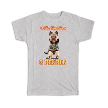 I Like Yorkshires : Gift T-Shirt Dog Cartoon Funny Maybe 3 People Pet Mom Dad - £14.22 GBP