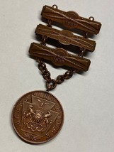 Spanam, U.S. Pennsylvania National Guard, Marksmans Badge, 1899, 1900, 1901 Bars - £50.61 GBP