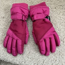 3M Thinsulate Waterproof  Insulated Pink Size 10-12 Winter Snow Ski Gloves - £6.25 GBP