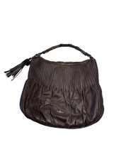 Cole Haan Womens Brown Leather Hobo tassel Shoulder Bag  SKU 7281 - $37.39