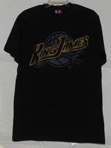 Majestic NBA Licensed Cleveland Cavaliers King James Black Medium T Shirt image 1