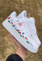 Custom Garden Flowers Air Force 1s Mens Womens - $307.91 CAD