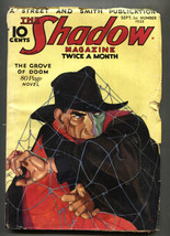 SHADOW 1933 Sep 1-Grove of Doom-STREET AND SMITH-RARE PULP VG - $509.25