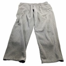 Vtg Nike Essential Gray Sweatpants Mens Fleece Active Y2K XL Fits Big 39&quot;x30&quot; - £34.34 GBP