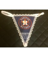 New Womens HOUSTON ASTROS MLB Baseball Gstring Thong Lingerie Panties Un... - £14.87 GBP
