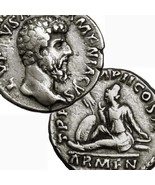 LUCIUS VERUS. ARMENIA Mourning. co/Ruler w/ Marcus Aurelius. Roman Denar... - £252.20 GBP