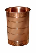 Copper Drinking Serving Water Good Health Benefit Glass Tumbler 1 - £8.82 GBP