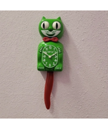 Christmas Cat Red &amp; Green Kit Kat Cat Klock Clock FREE US SHIPPING! - $116.24 CAD