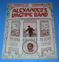 Alexander&#39;s Ragtime Band Sheet Music Vintage 1938 Irving Berlin Alice Faye - £14.94 GBP